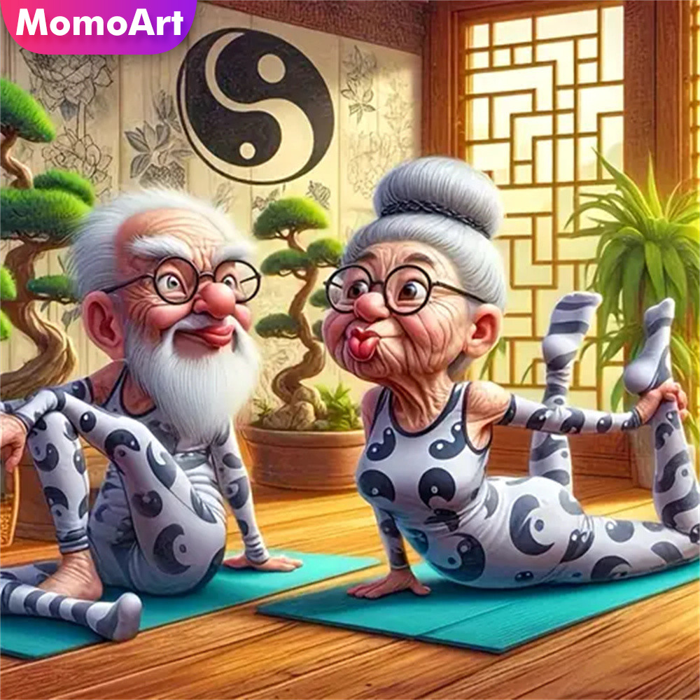 Momoart старые люди алмазная м – обзор и цена Photo Mosaic Print