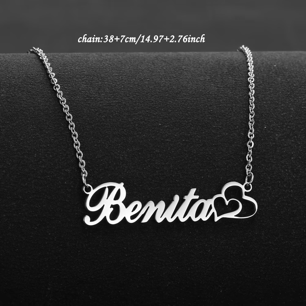 Персонализированное ожерелье с – обзор и цена Name Necklace Custom