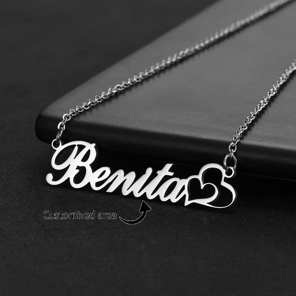 Персонализированное ожерелье с – обзор и цена Name Necklace Custom